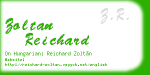 zoltan reichard business card